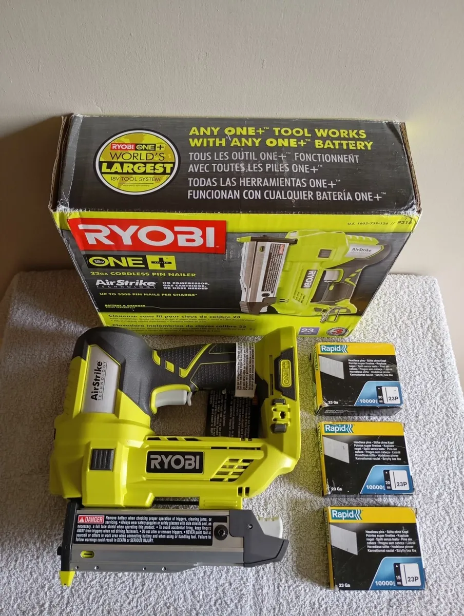 Ryobi 23 Gauge Finish Nailer (New) - Image 1