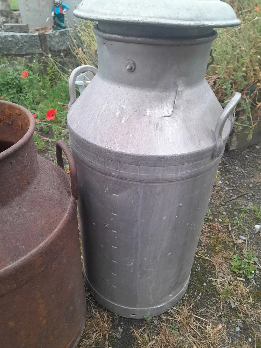 Three milk cans - Image 3