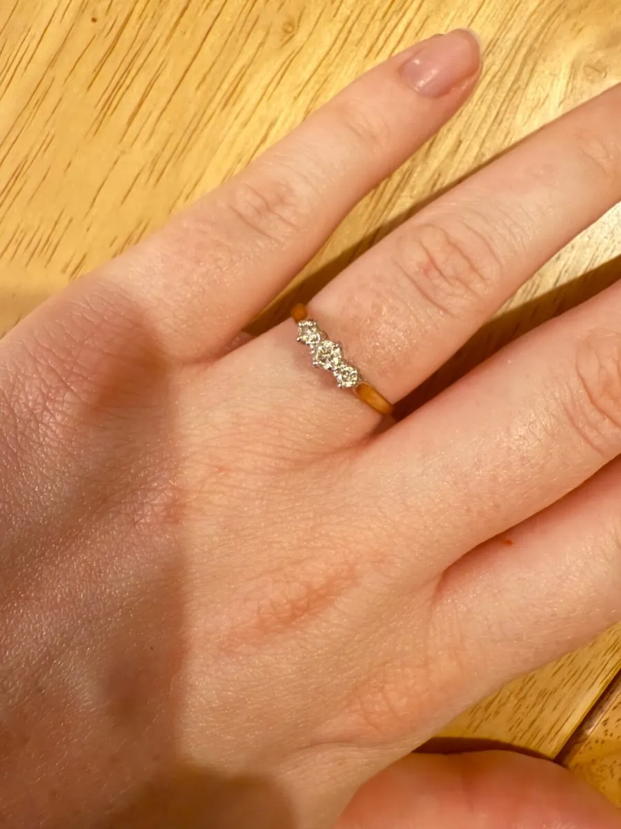 Engagement Ring and Wedding Band - Image 2