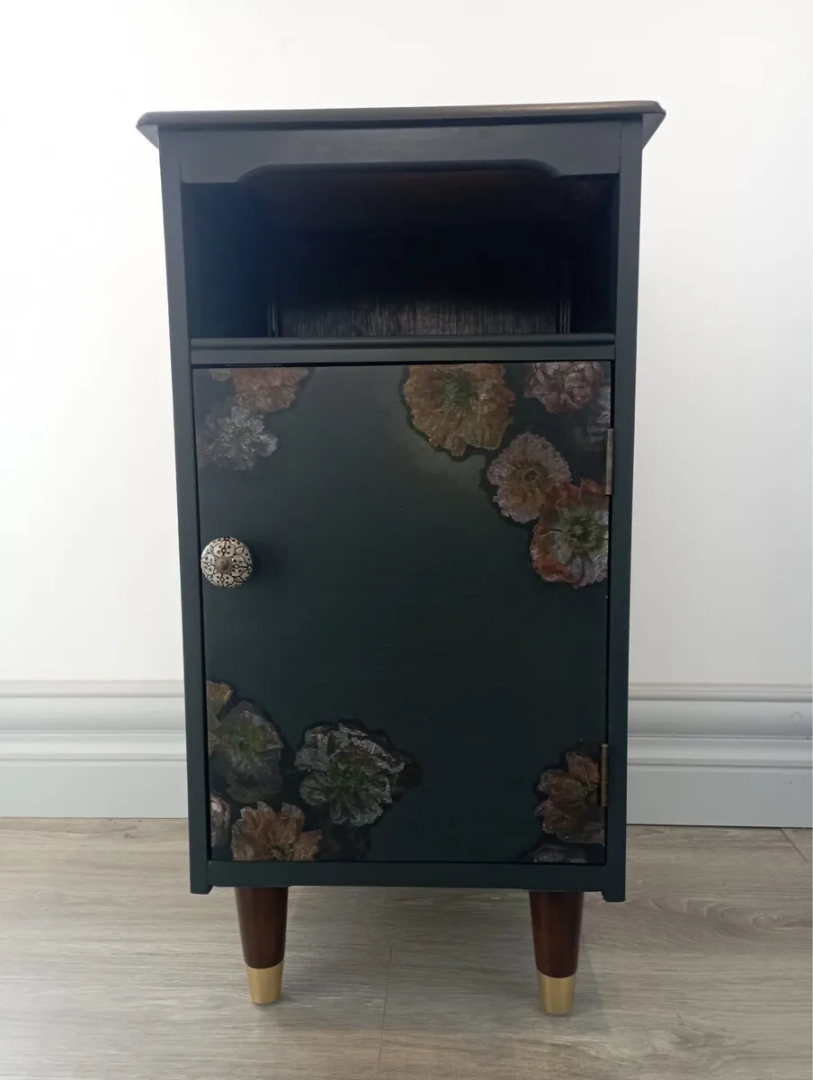 Upcycled bedside locker