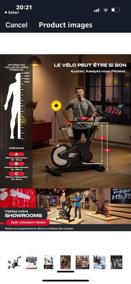 Sportstech SX600 Speedbike - Image 2