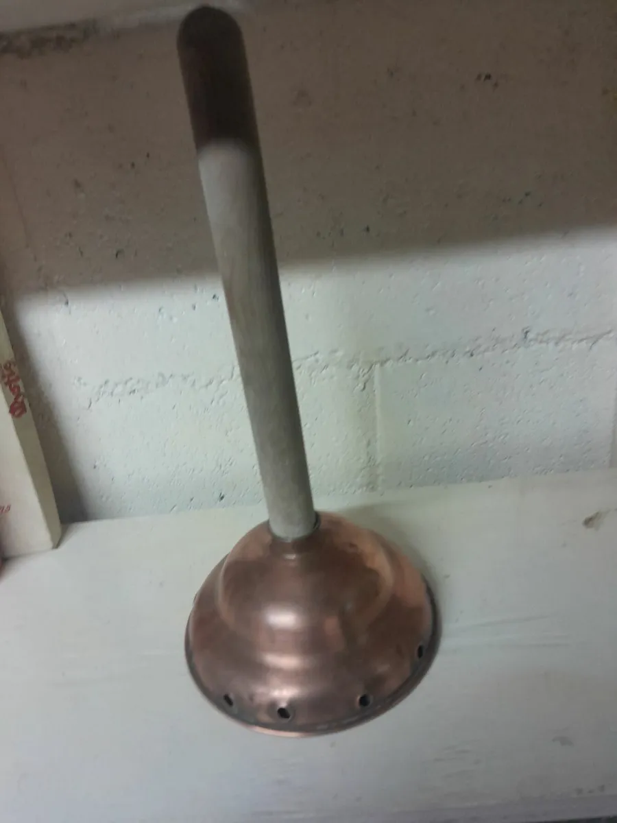 Vintage  copper washing  dolly - Image 1