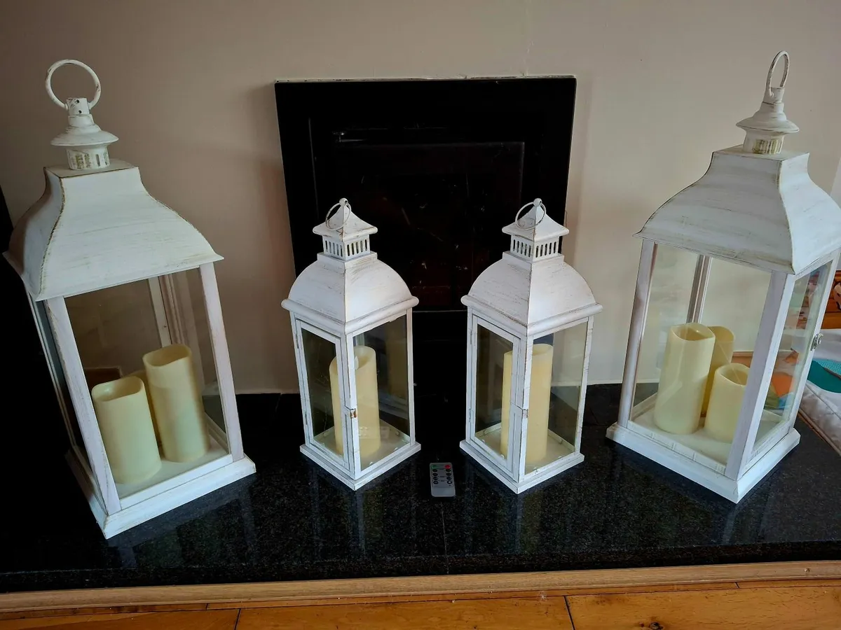 White Wedding Lanterns - Image 4