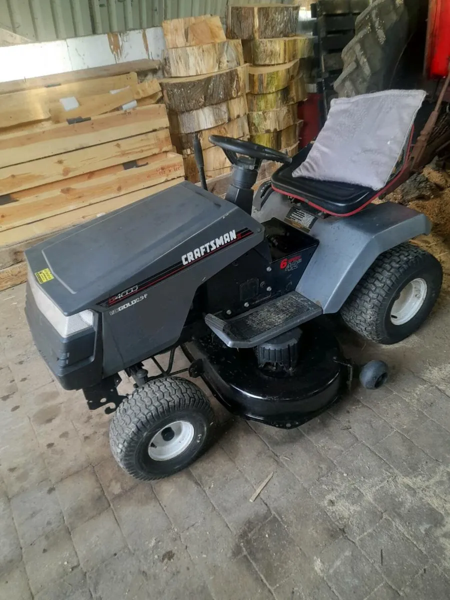 Rideon lawnmower - Image 1