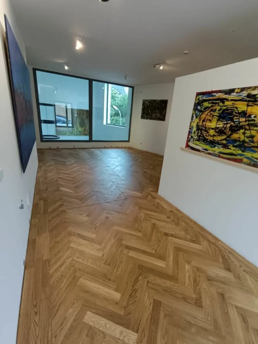 Parquet Flooring SOLID OAK Herringbone - Image 2
