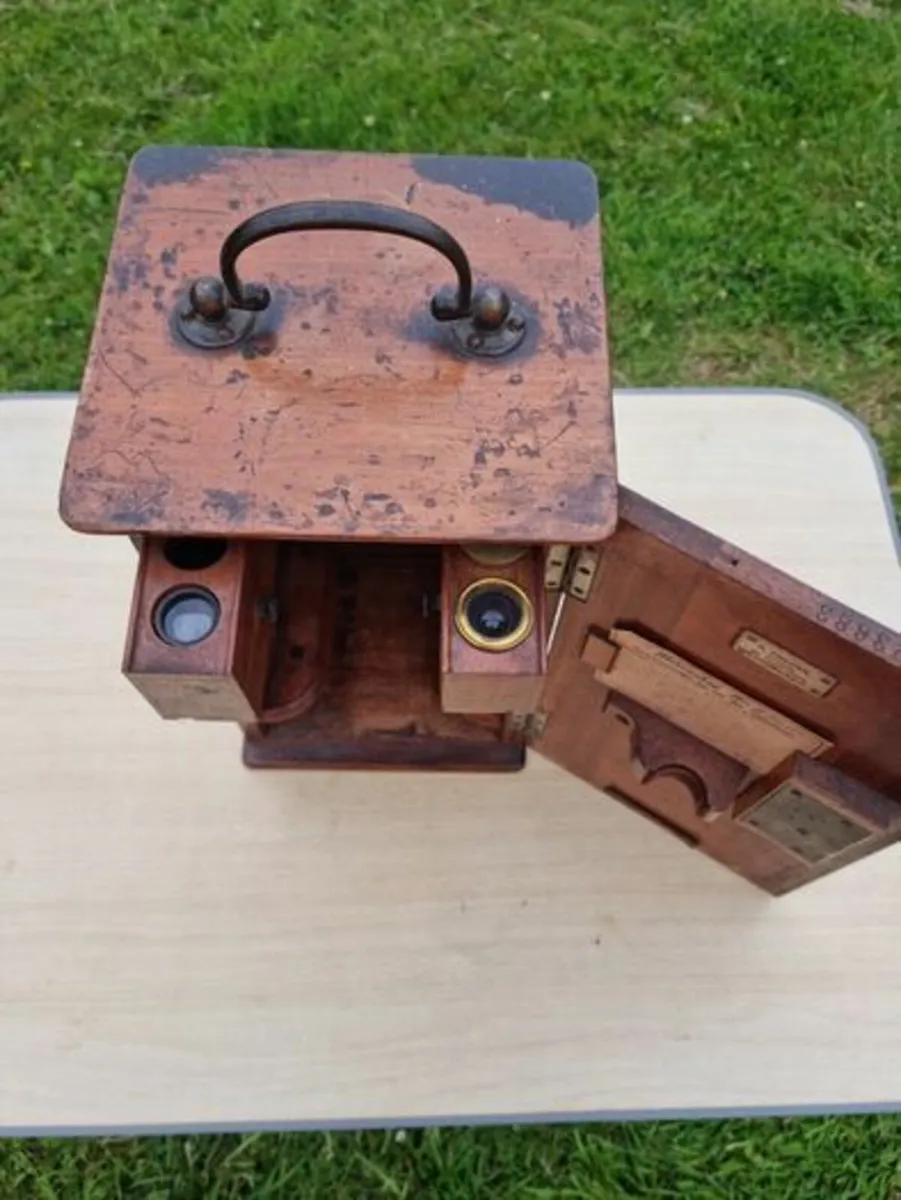 Wooden original microscope box Ernst Leitz 1892 - Image 4