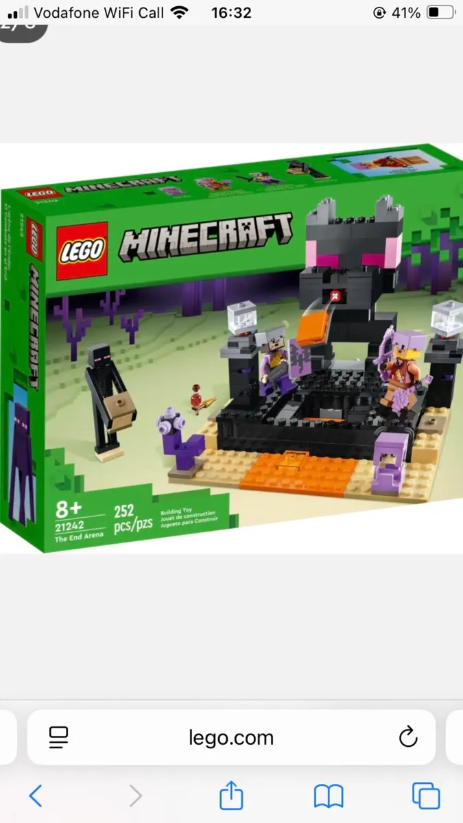 Lego Minecraft 21242 The End Arena - Image 1