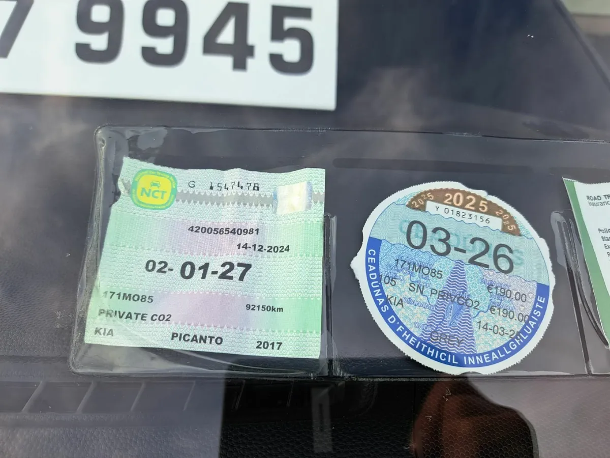 Kia Picanto 171 1.0 Petro 98k Km Nct 1/27 Tax 3/26 - Image 4