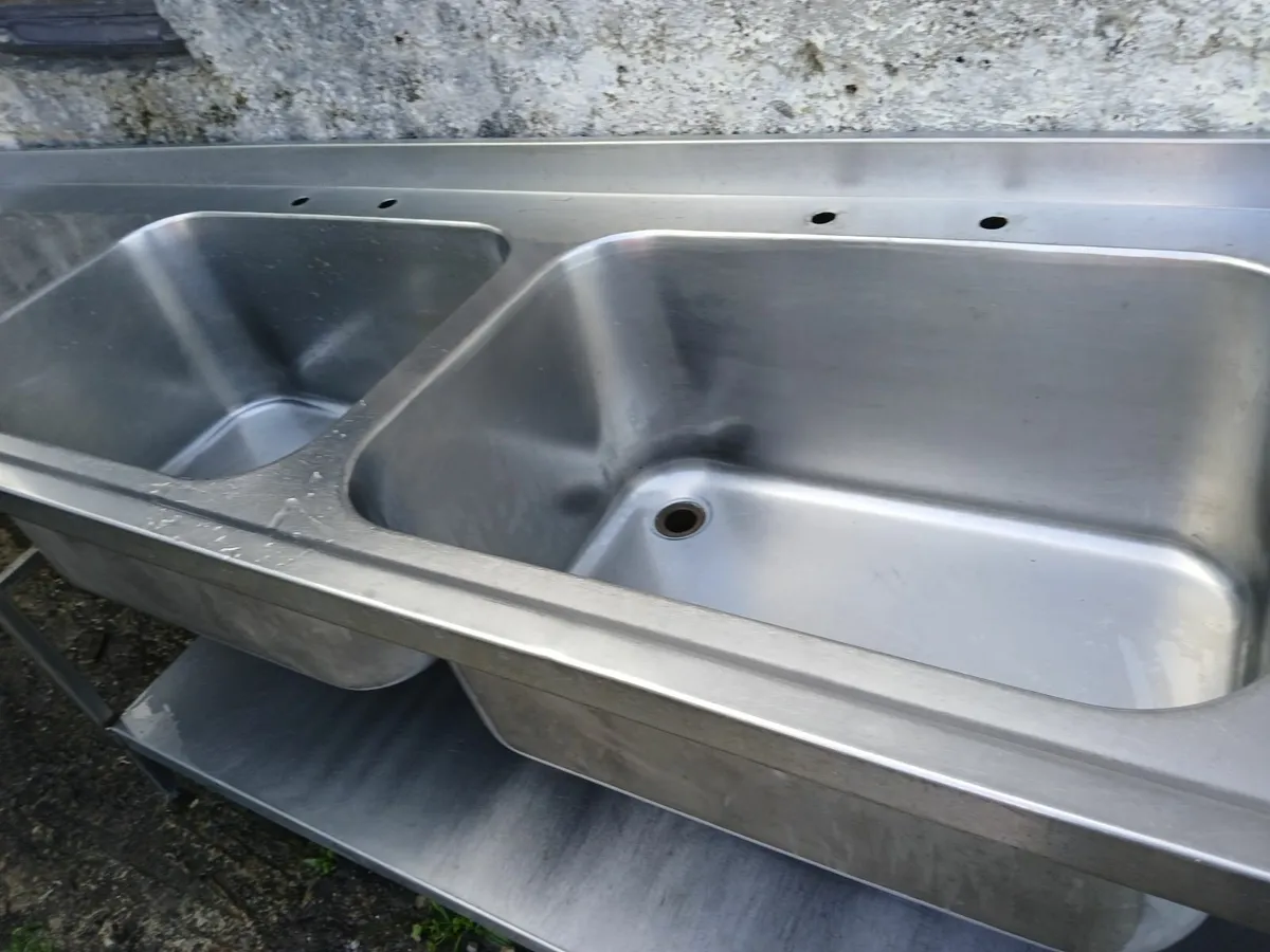Stainless steel cabbinet sink unit complete - Image 2