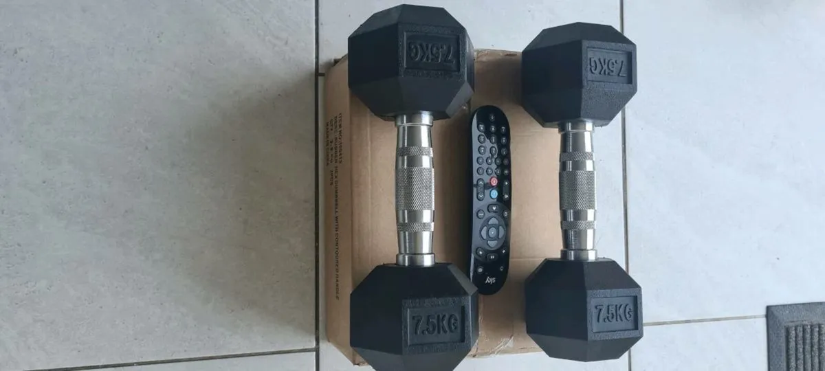 3x brand new hex dumbbell weight sets - Image 4