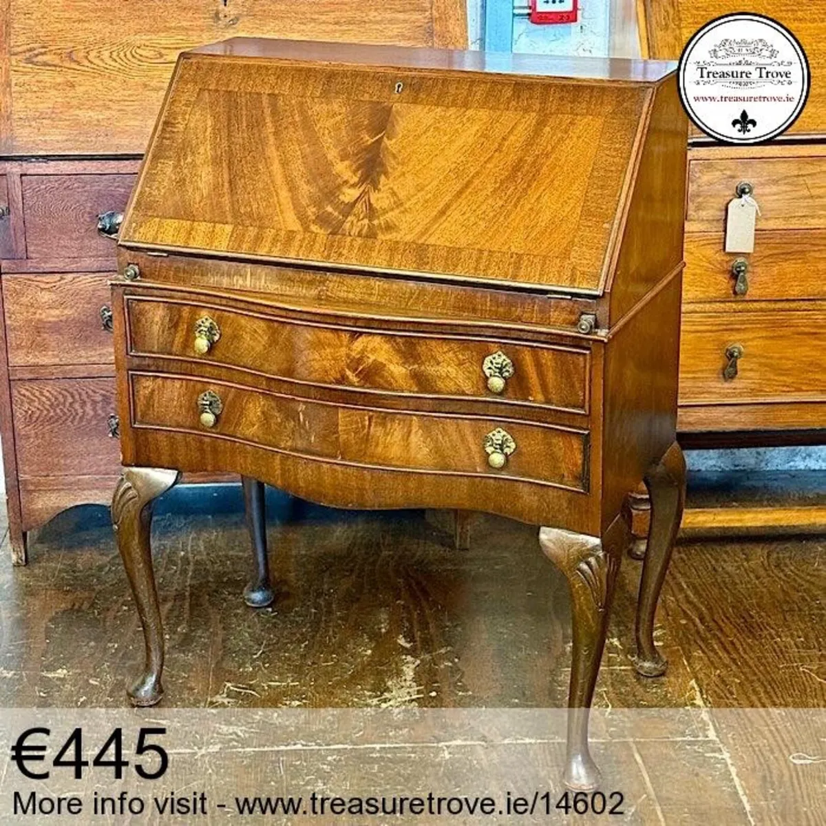 Antique and vintage writing bureau desks - Image 1