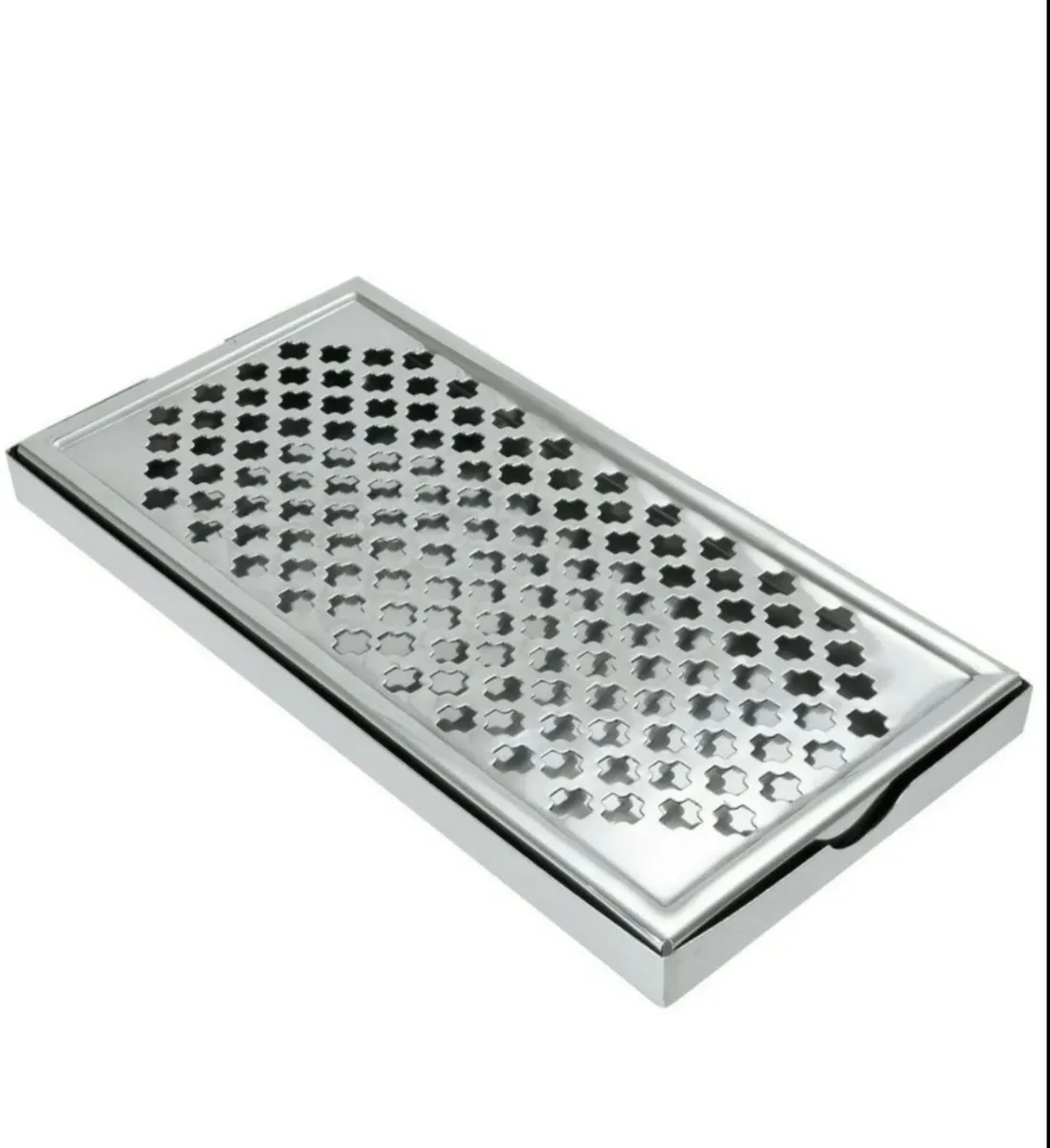 Home Bar Drip Tray Stainless Steel 12” x 6” - Image 1