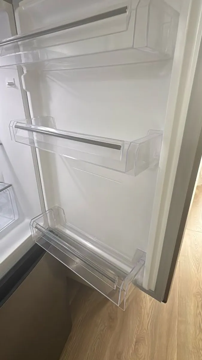 Belling 230L Total No Frost Freestanding Fridge Freezer - Inox - Image 3