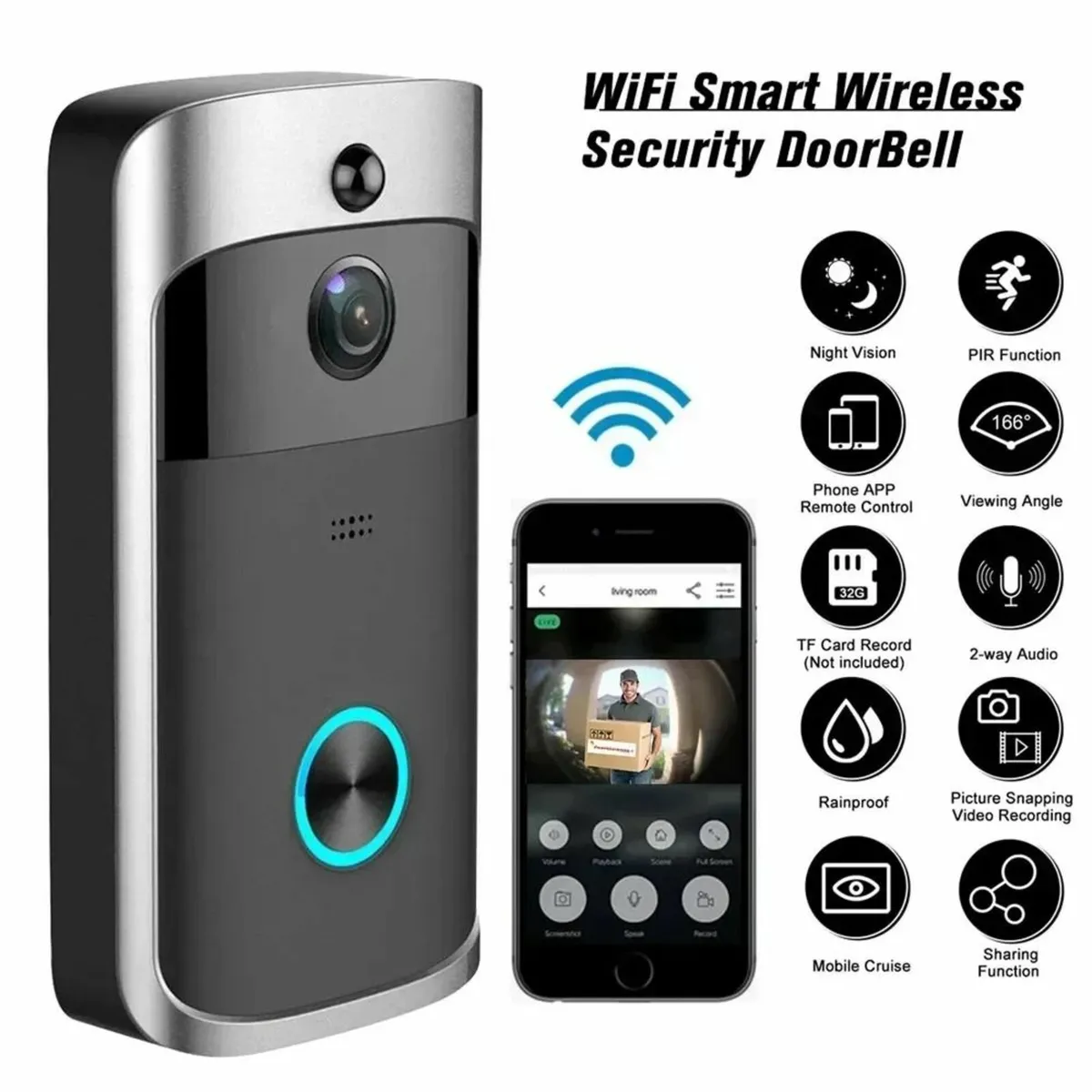 Doorbell Wireless Wi-Fi  For Smart Home - Image 3