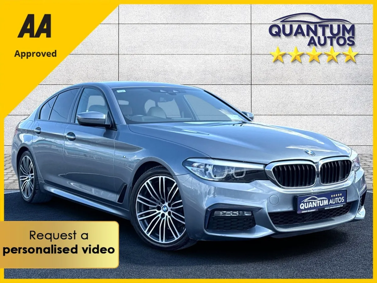 BMW 5-Series 2018 M SPORT 520D 4DR AUTO €122 P/W W - Image 1