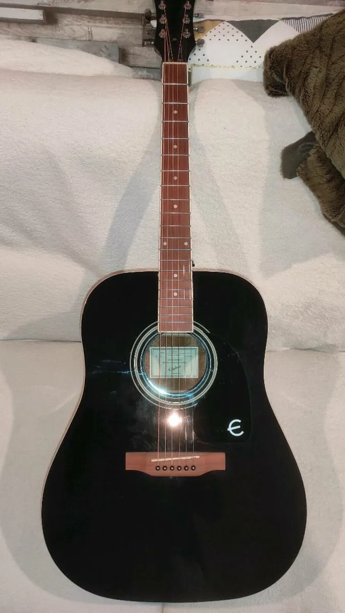 Epiphone acoustic guitar - Image 1