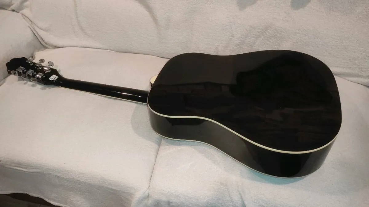 Epiphone acoustic guitar - Image 3