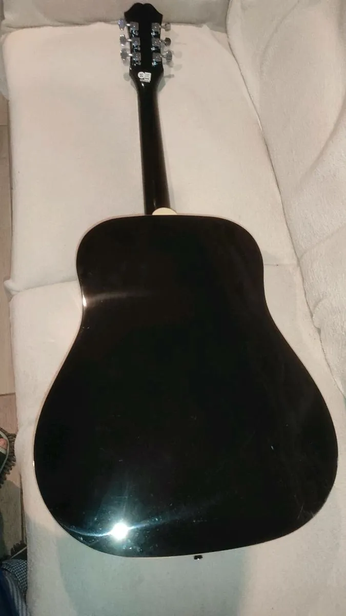 Epiphone acoustic guitar - Image 4