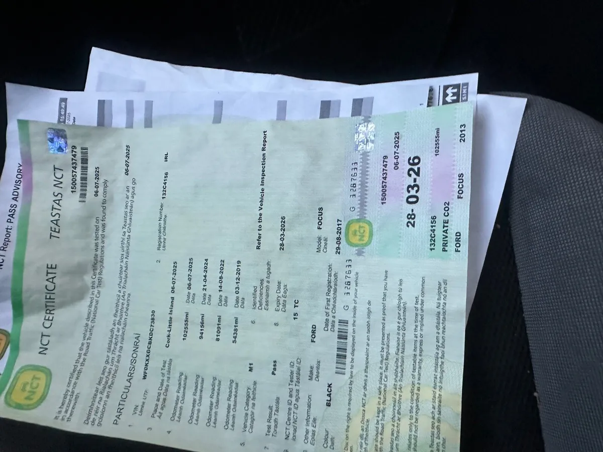 13 Ford Focus Just Nct 06/26 - Image 4
