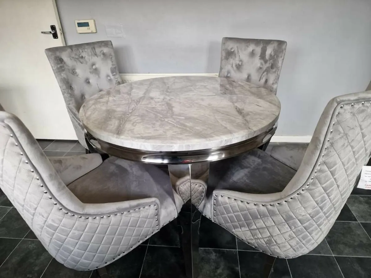 Stylish Marble Table Set Armagh Offer
Modern marb - Image 1
