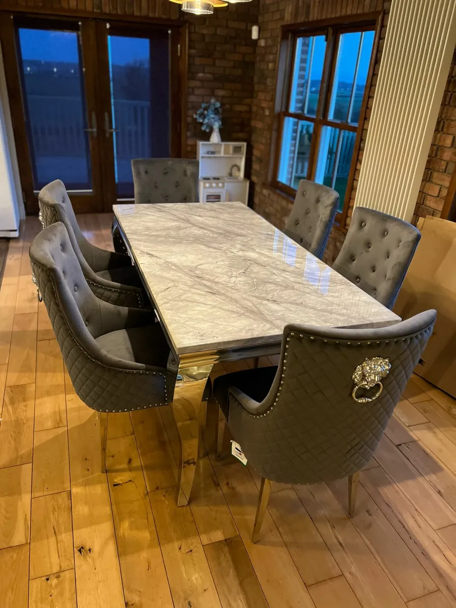 4 seater marble table and chairs
Brand new 4 seate - Image 4
