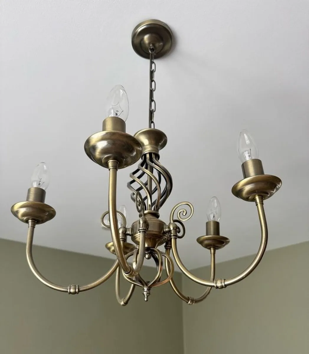 Brass Light Fitting - Image 1