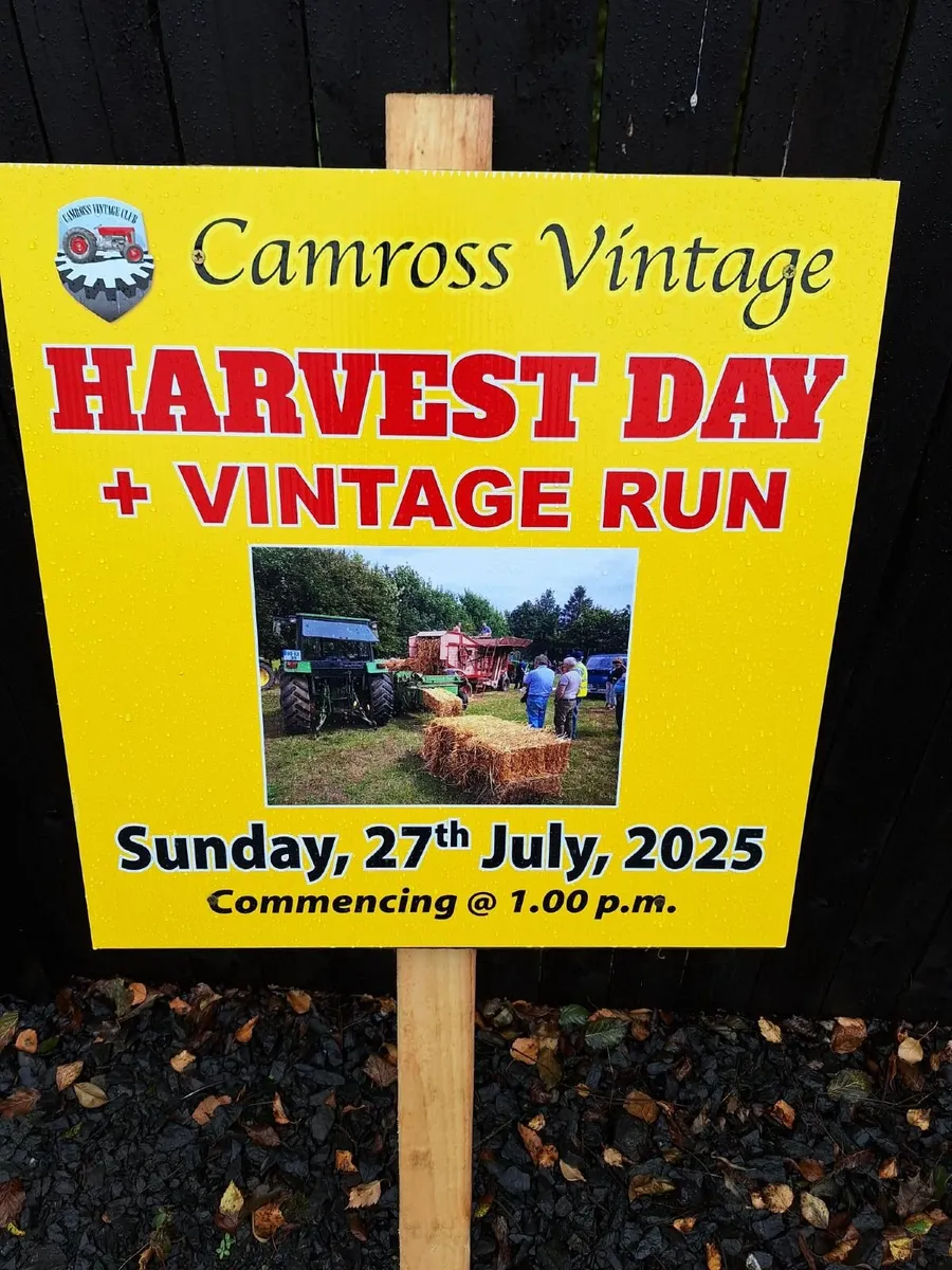 Camross harvest and road run