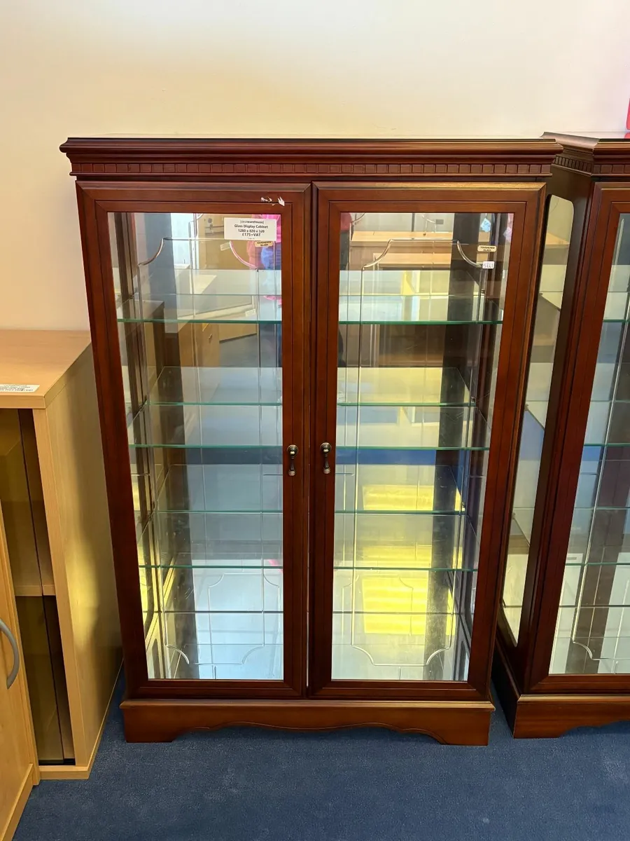 Preowned Glass Display Cabinets - £175+VAT each - Image 3