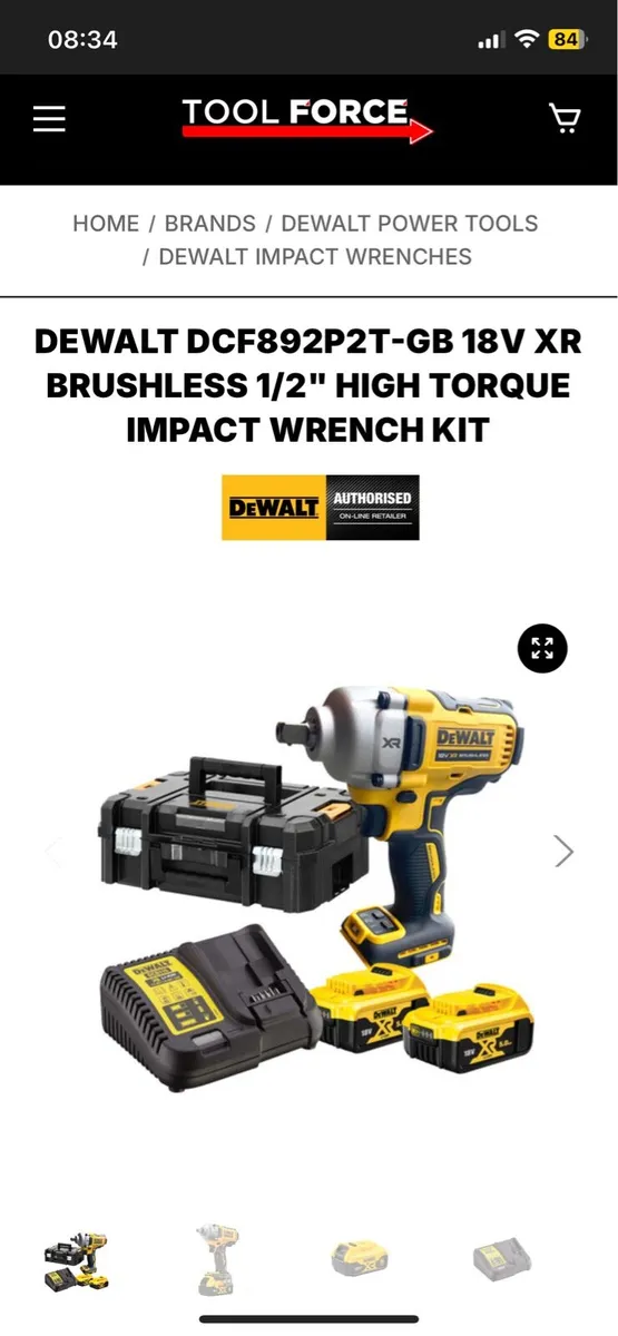 Dewalt impact wrench 1/2” - Image 3