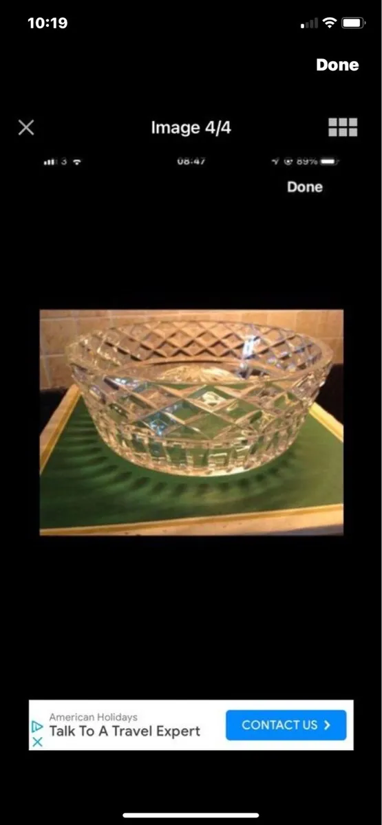 Vintage Galway Crystal Bowl - Image 4