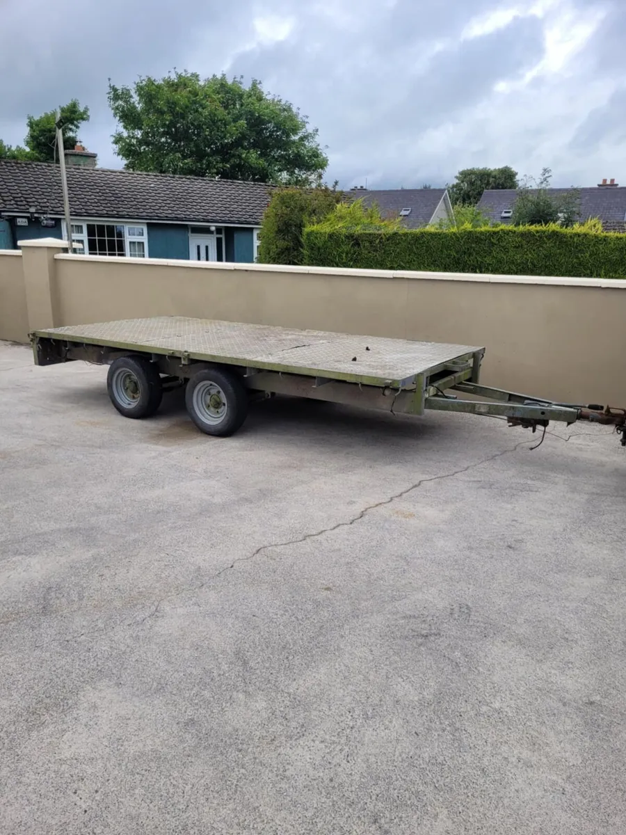 12x5'6 ifor Williams trailer flat bed - Image 1