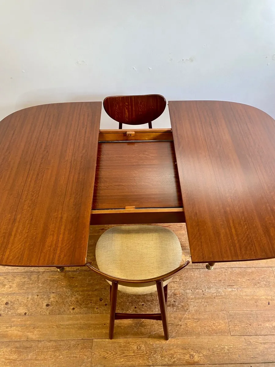 Mid Century G Plan Librenza Table & Chairs - Image 4