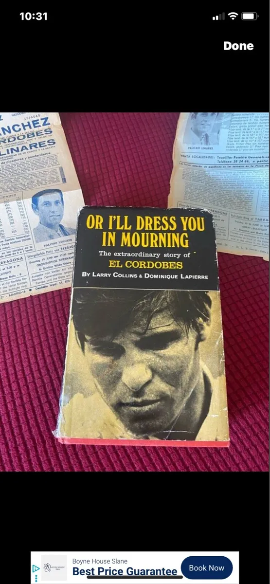 Vintage Spanish Bullfighting Memorabilia - Image 1