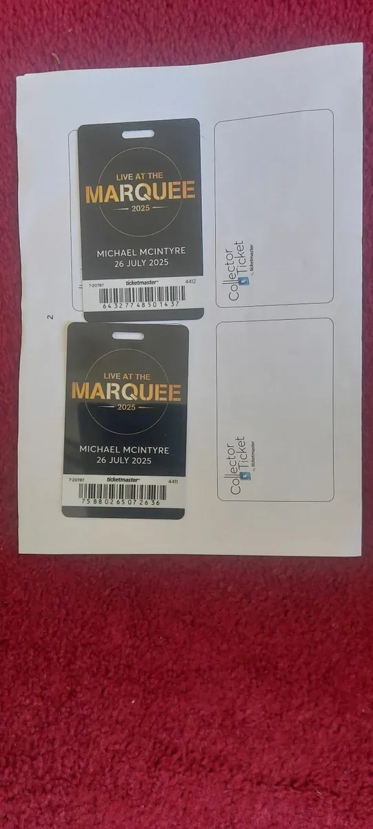 Michael McIntyre Tickets x 2  😉Cork Sat 26th July - Image 2