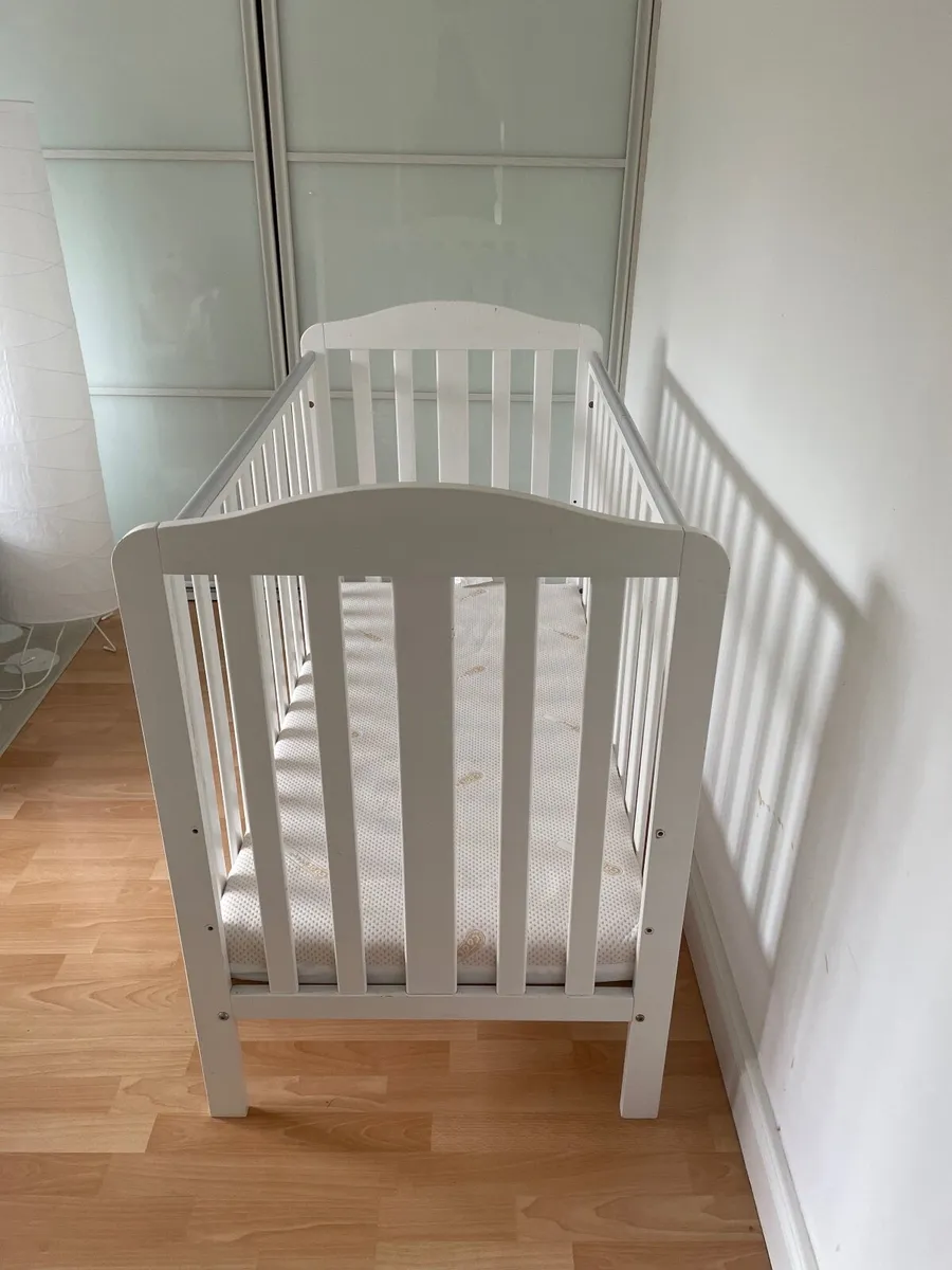 Baby Cot and Mattress - Image 3