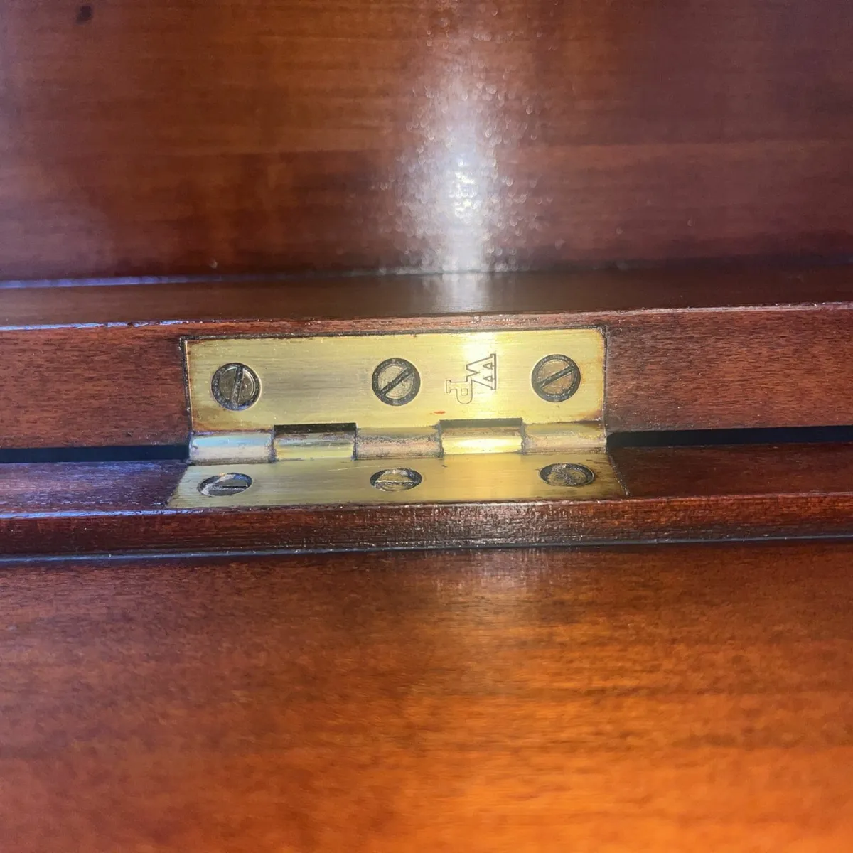 Mahogany and Brass Portable Charts Table - Image 4
