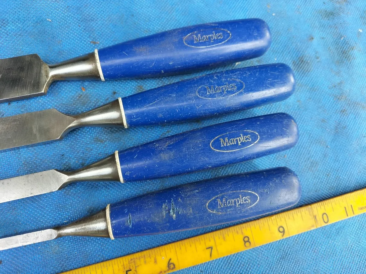4 Firmer Chisels by Marples - Image 4