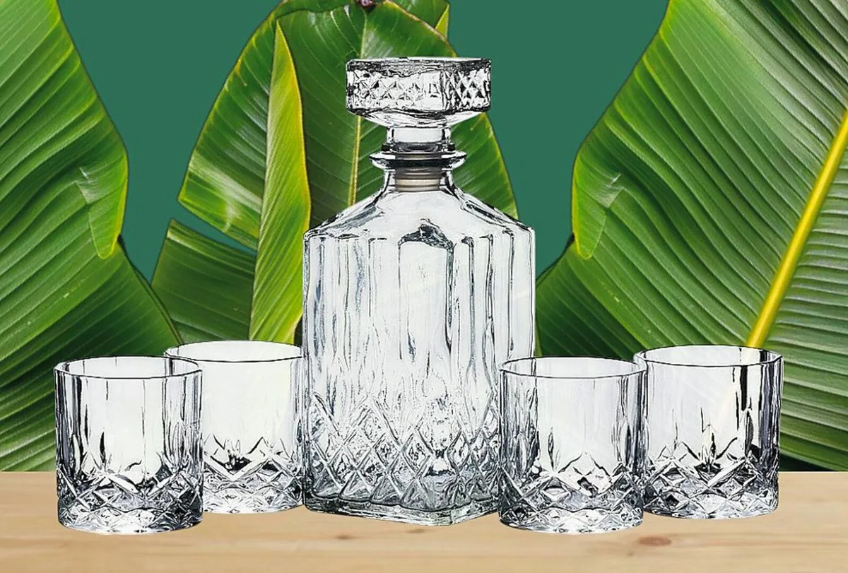 Harrods Decanter & Glasses Ex-Display - Image 4
