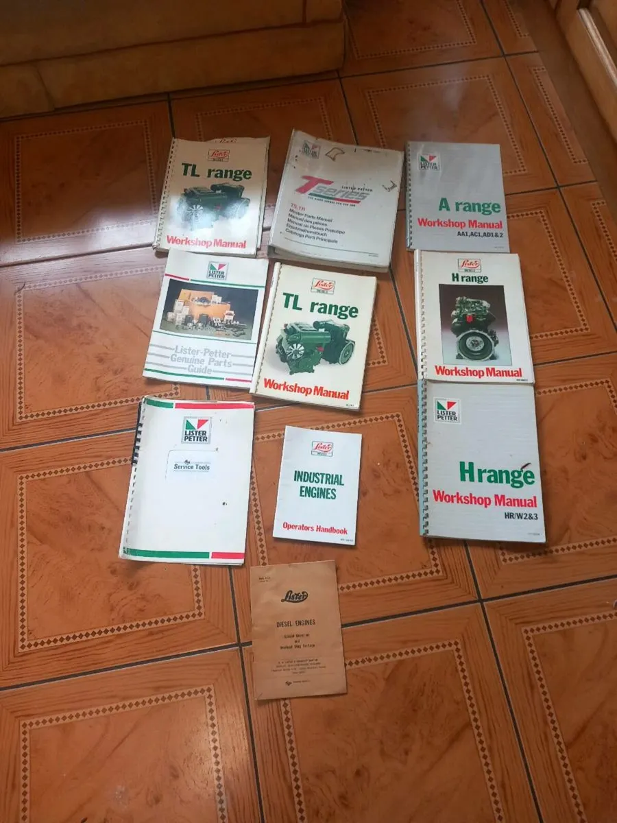 Lister manuals - Image 1