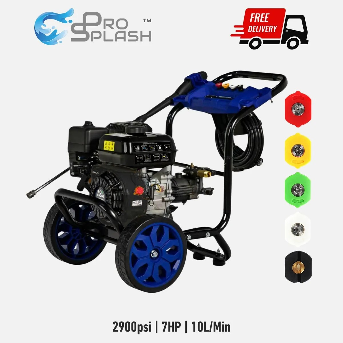 200 Bar Power Washer Petrol 7HP - Image 1
