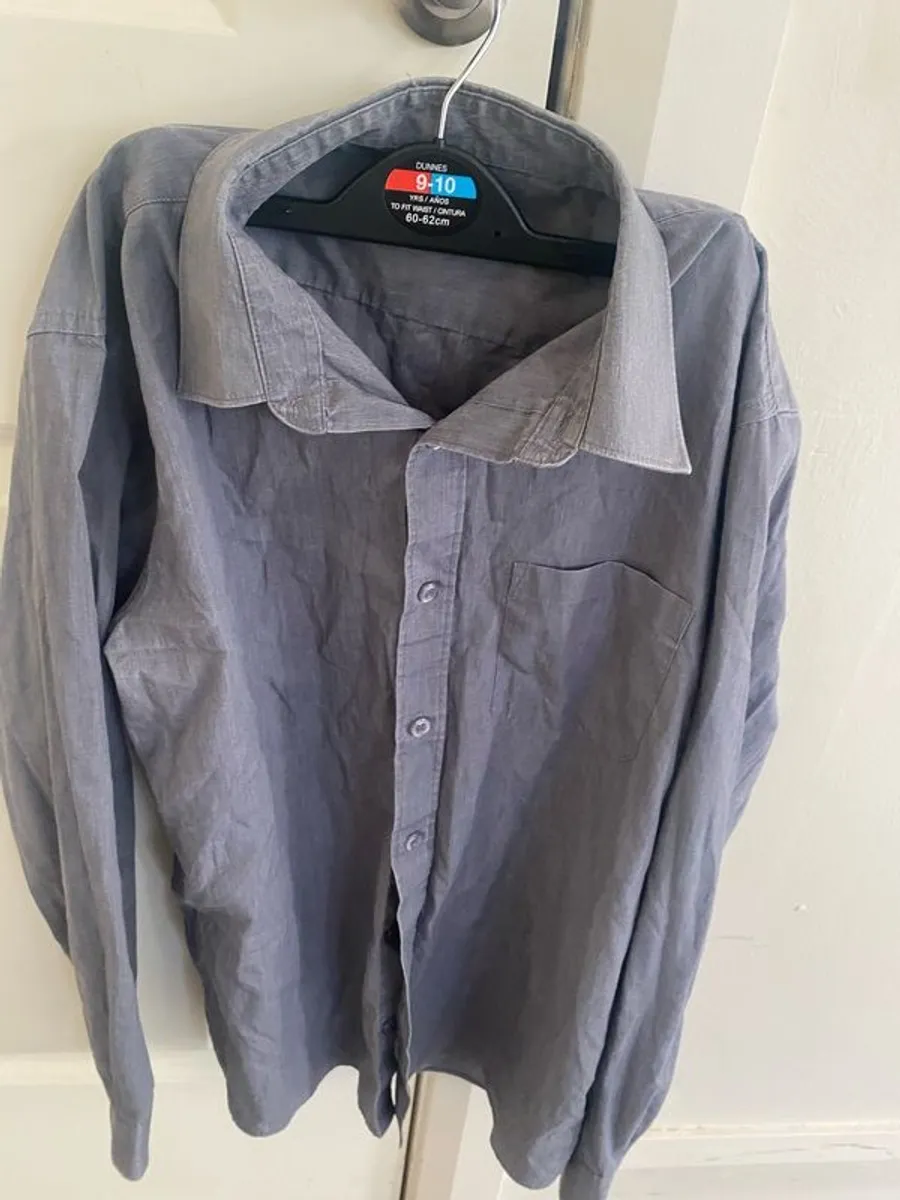 School Uniforms ( Grey plain shirk, St Conelth's Secondary  Secondary) Newbridge