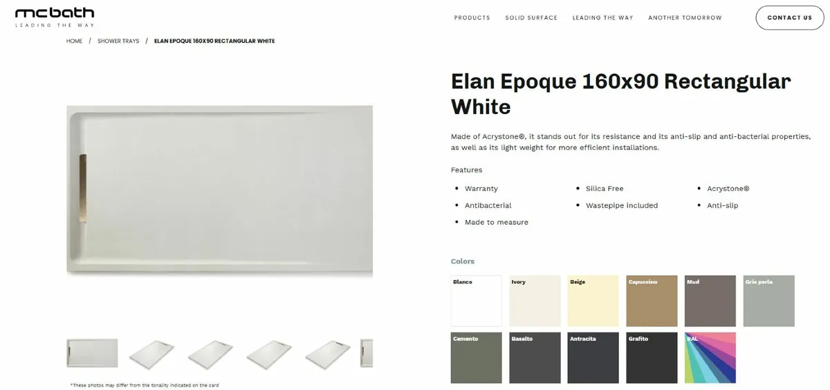 🛁 Brand New  Shower Tray – 160x90cm - Image 1