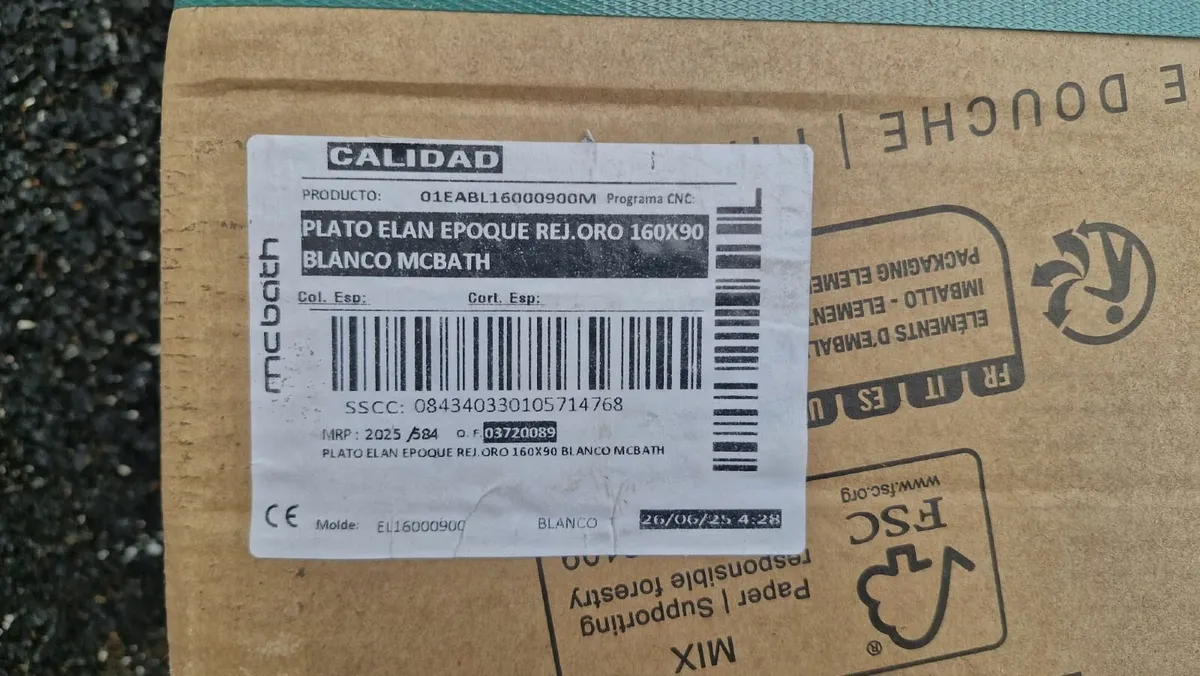🛁 Brand New  Shower Tray – 160x90cm - Image 3