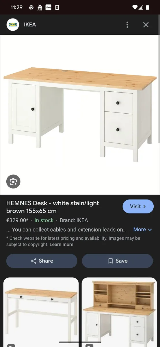 IKEA hemnes desk - Image 2