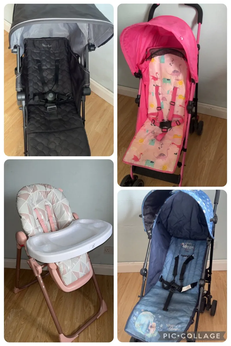 Baby High chair & Strollers - Image 1