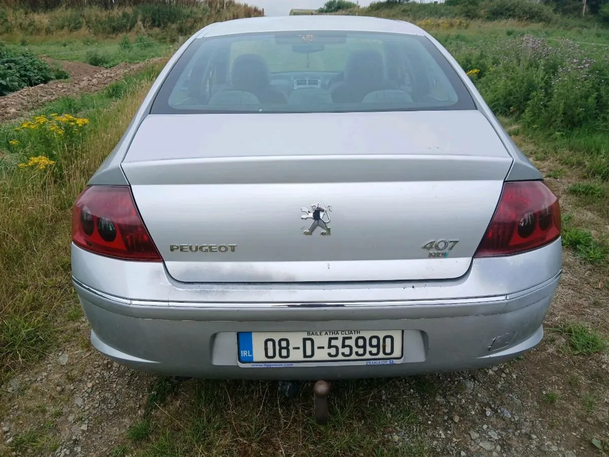 08 PEUGEOT 407 1.6 HDI TAX N NCT - Image 3