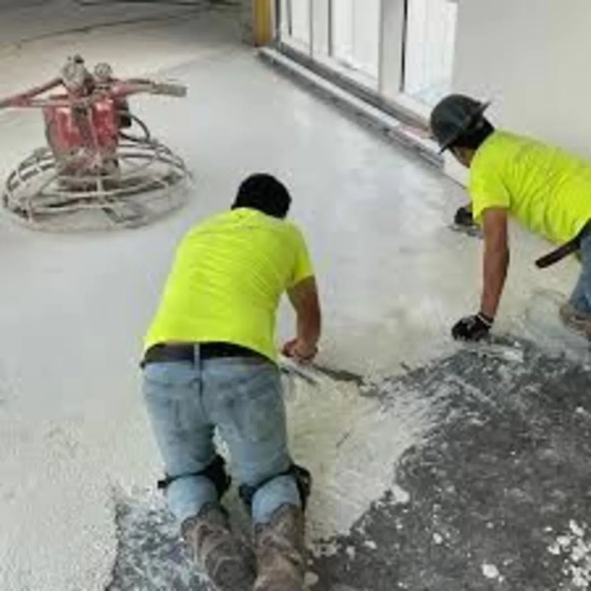 Polished concrete floors