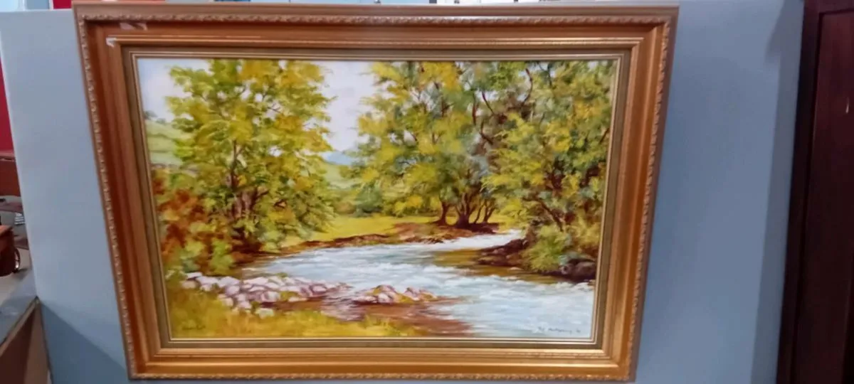 Original Framed Oil On Canvas