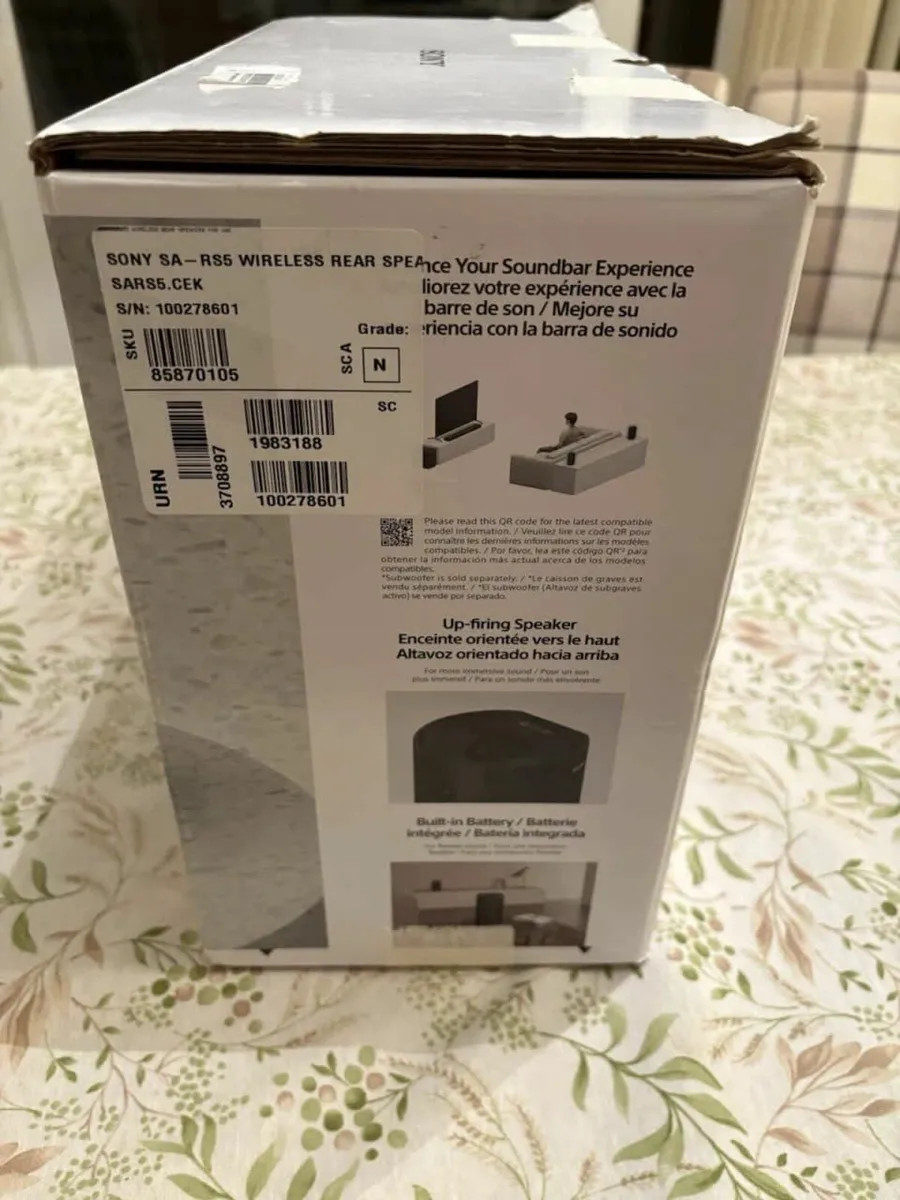 Sony SA-RS5 Wireless Rear Speakers - Image 4
