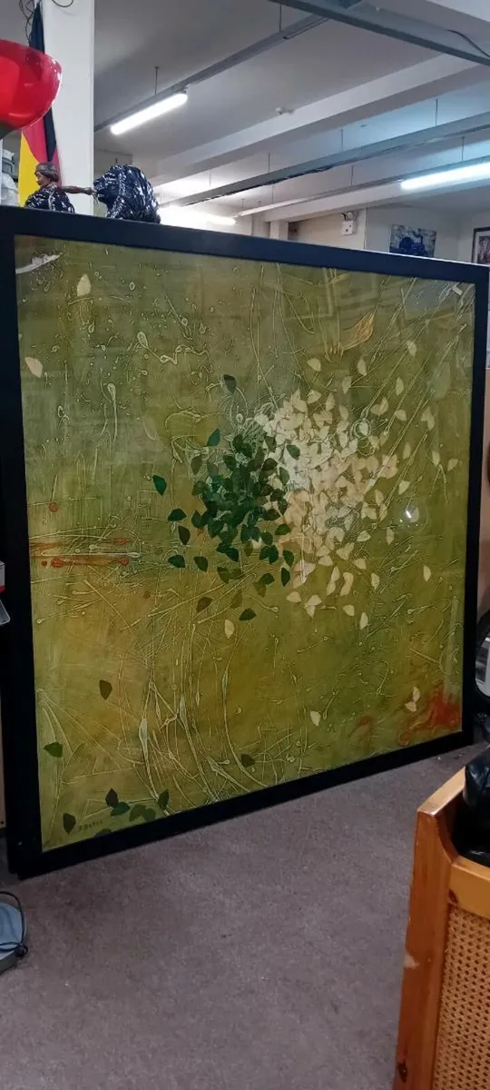 Large Original Signed Framed Art - Image 1